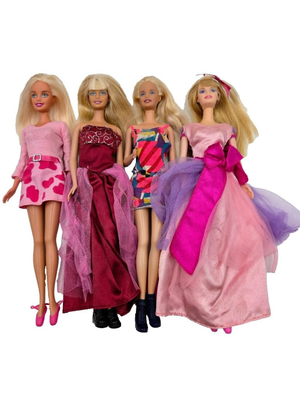 Barbie Doll Lot Happy Birthday 4 Dolls Mattel Read